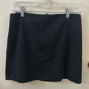 Sunday Blest black mini skirt with slit